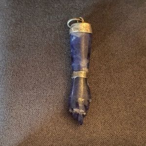 Figa carved from lapis lazuli